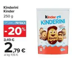 Carrefour Iper Kinderini Kinder offerta