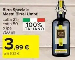Carrefour Iper Birra Speciale Mastri Birrai Umbri offerta