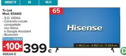 Carrefour Iper Tv Led Hisense offerta