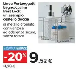 Carrefour Iper Linea Portaoggetti bagno/cucina Best Lock offerta