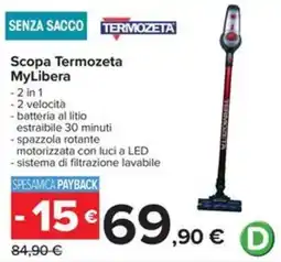 Carrefour Iper Scopa Termozeta MyLibera offerta