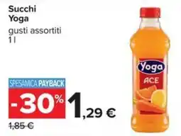 Carrefour Iper Succhi Yoga offerta