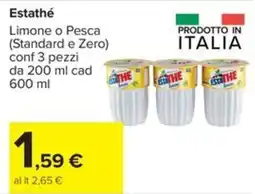 Carrefour Iper Estathe Limone o Pesca offerta