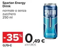 Carrefour Iper Spartan Energy Drink offerta