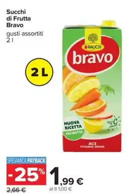 Carrefour Iper Succhi di Frutta Bravo offerta