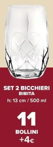 Carrefour Iper Bicchieri bibita offerta