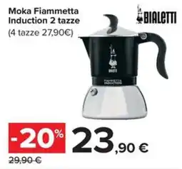 Carrefour Iper Moka Fiammetta Induction Bialetti offerta