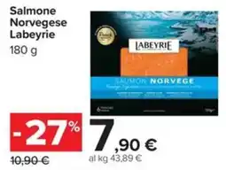 Carrefour Iper Salmone Norvegese Labeyrie offerta