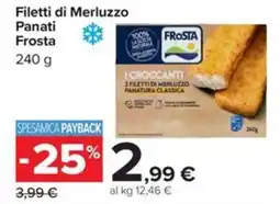 Carrefour Iper Filetti di Merluzzo Panati Frosta offerta