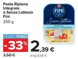 Carrefour Iper Pasta Ripiena Integrale o Senza Lattosio Fini offerta