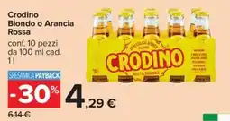 Carrefour Iper Crodino Biondo o Arancia Rossa offerta