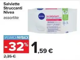 Carrefour Iper Salviette Struccanti Nivea assortite offerta