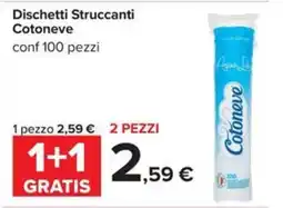 Carrefour Iper Dischetti Struccanti Cotoneve offerta