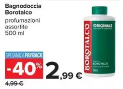 Carrefour Iper Bagnodoccia Borotalco offerta