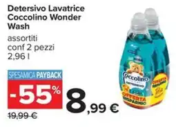 Carrefour Iper Detersivo Lavatrice Coccolino Wonder Wash offerta