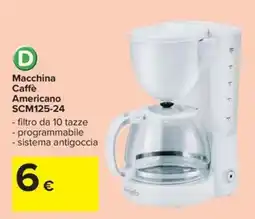 Carrefour Iper Macchina Caffè Americano SCM125-24 offerta