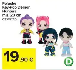 Carrefour Iper Peluche Key-Pop Demon Hunters offerta