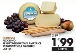 Mercati di Città La Prima Petrucci pecorino semistagionato di amatrice offerta