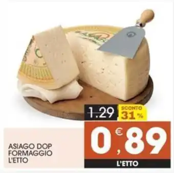 Asiago Dop Formaggio