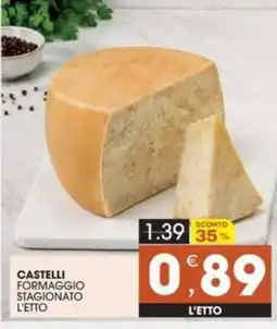 Mercati di Città La Prima Castelli formaggio stagionato offerta