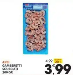 Mercati di Città La Prima Arbi gamberetti sgusciati offerta