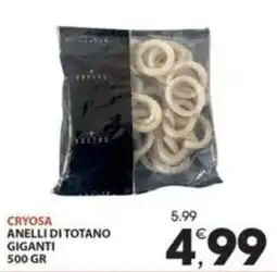 Mercati di Città La Prima Cryosa anelli di totano giganti offerta