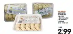 Mercati di Città La Prima Padre Pio Cornetti vuoti offerta