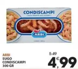 Mercati di Città La Prima Arbi sugo condiscampi offerta