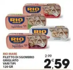 Mercati di Città La Prima Rio mare filetto di sgombro grigliato offerta