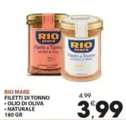 Mercati di Città La Prima Rio mare filetti di tonno offerta