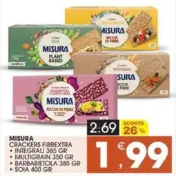 Mercati di Città La Prima Misura crackers fibrextra offerta