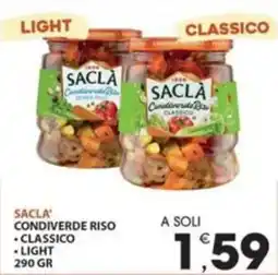 Mercati di Città La Prima Sacla' condiverde riso classico offerta