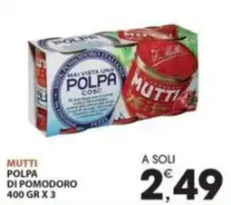 Mercati di Città La Prima Mutti polpa di pomodoro offerta