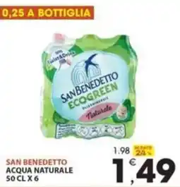 Mercati di Città La Prima San Benedetto acqua naturale offerta