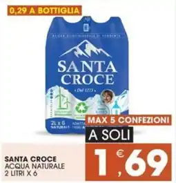 Mercati di Città La Prima Santa Croce acqua naturale offerta