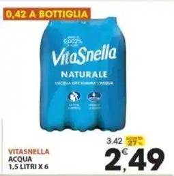 Mercati di Città La Prima Vitasnella acqua naturale offerta