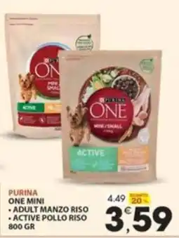Mercati di Città La Prima Purina One Mini Adult Manzo Riso offerta