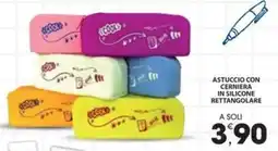 Mercati di Città La Prima Astuccio con cerniera in silicone rettangolare offerta