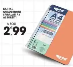 Mercati di Città La Prima Quadernoni spiralati A4 Kartal offerta