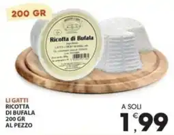 Mercati di Città La Prima Li Gatti ricotta di bufala offerta
