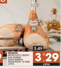 Mercati di Città La Prima Framon prosciutto crudo san daniele gran riserva offerta