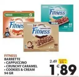Mercati di Città La Prima Fitness barrette cappuccino offerta