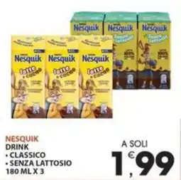 Mercati di Città La Prima Nesquik drink classico senza lattosio offerta