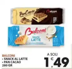 Mercati di Città La Prima Balconi Snack al latte Pan Cacao offerta