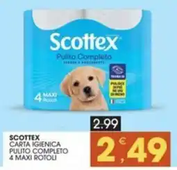 Mercati di Città La Prima Scottex carta igienica pulito completo offerta