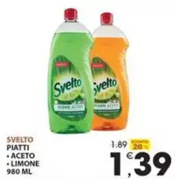 Mercati di Città La Prima Svelto piatti aceto limone offerta