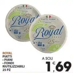 Mercati di Città La Prima Royal piatti riutilizzabili offerta