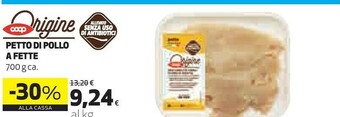 Coop Coop petto di pollo a fette offerta