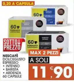 Mercati di Città La Prima Nescafé Dolce Gusto Espresso offerta