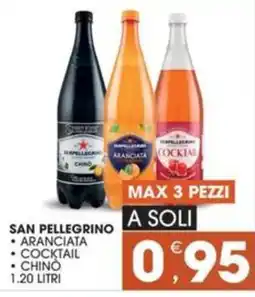 Mercati di Città La Prima San Pellegrino Aranciata Cocktail Chinò offerta